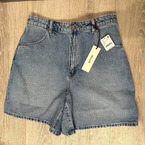 Free People Rolla's Mirage Long Shorts - Lt Blue - 31 - Picture 8 of 11